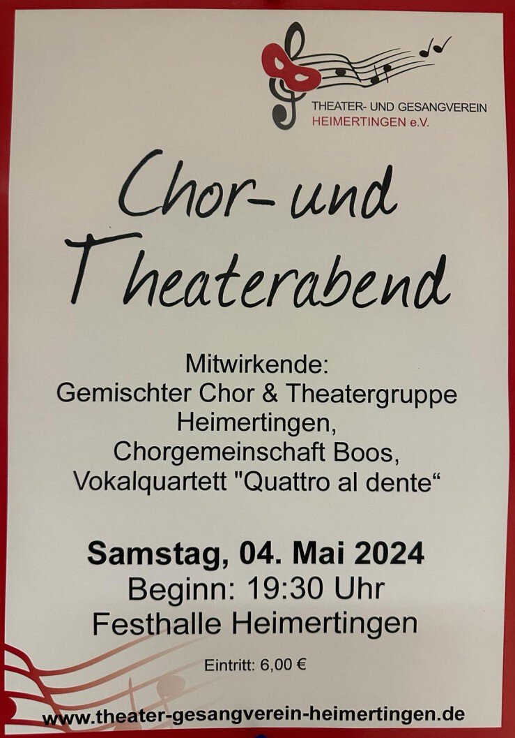 Konzert 2024 Flyer