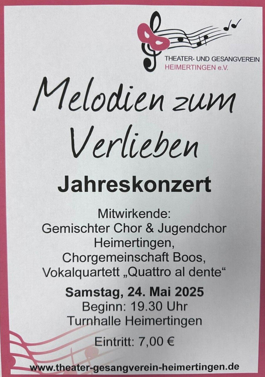 Konzert 2025 Flyer Konzert 2025 Flyer